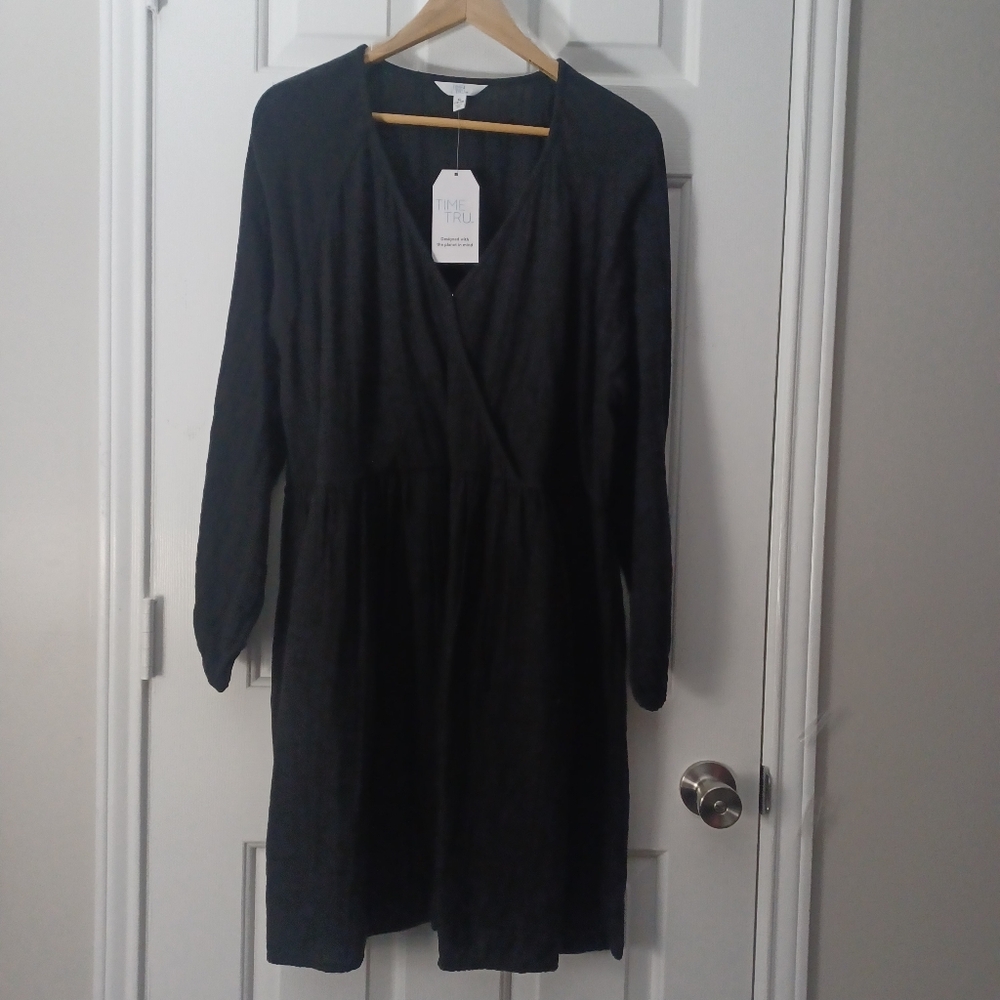 Time And Tru Mini Wrap Dress Sz XL